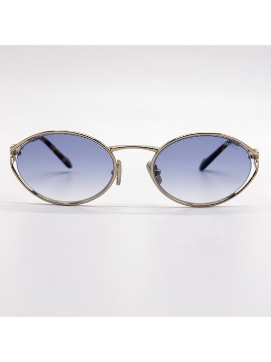 NEW MIU MIU SUNGLASSES MU52YS ZVN80O WOMEN GOLD/BLUE MU 52YS, SMU 52Y EYEWEAR main image 10